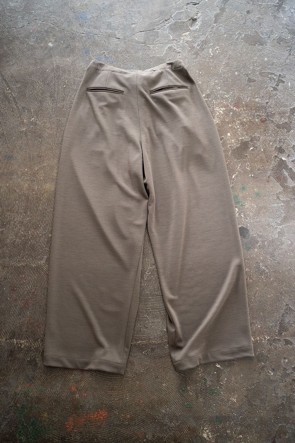 【ラスト1点】【22AW】Alpinix™️ Jersey Gathered Pants/Alpinixジャージーギャザーパンツ(BEIGE)