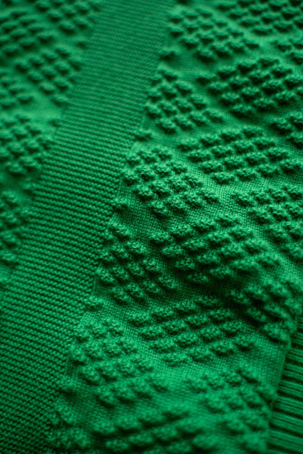 【ラスト1点】【24SS】Nanohana Collar Cardigan(KELLY GREEN)