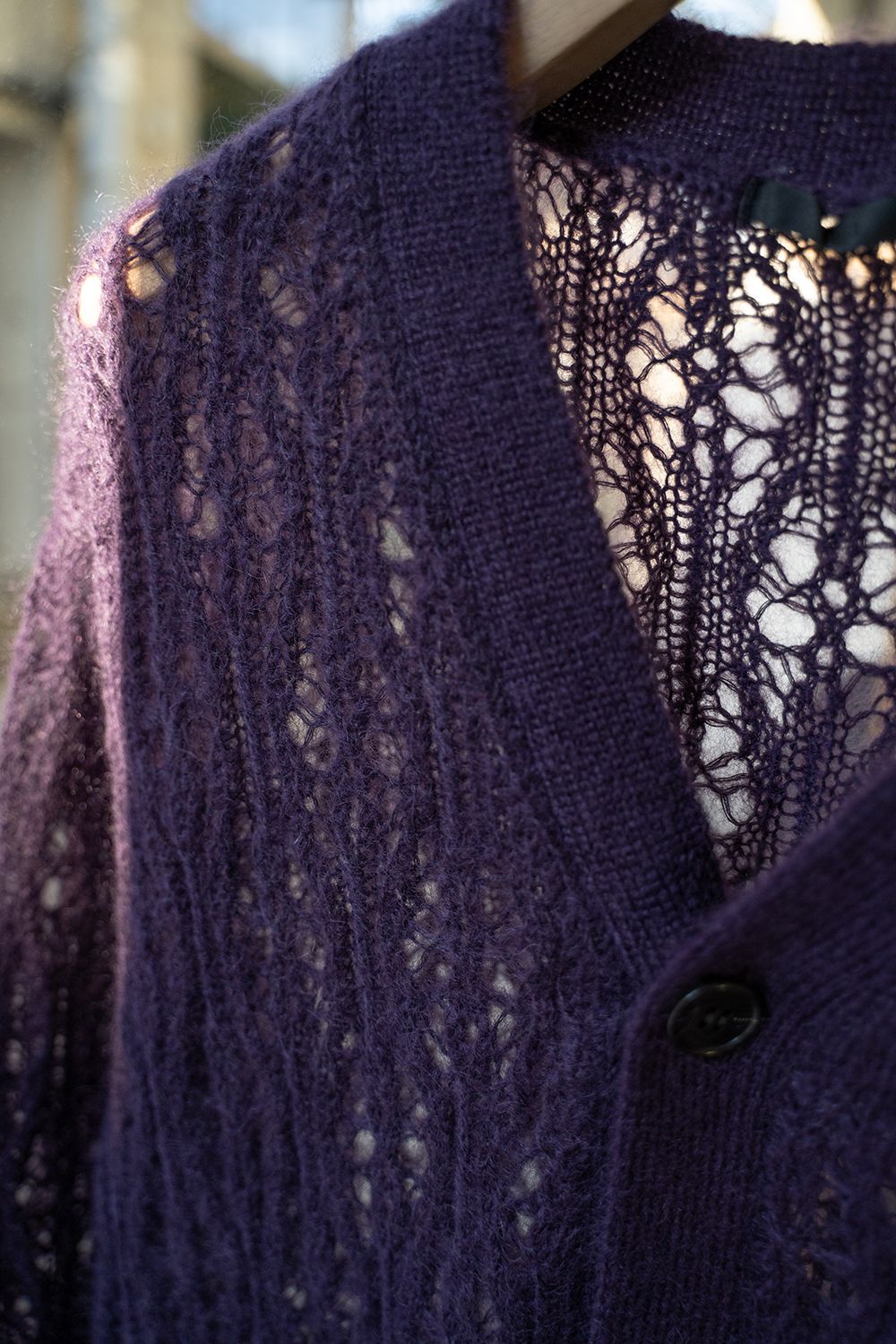 【ラスト1点】【24AW】Melt Cardigan/メルトカーディガン(PURPLE)