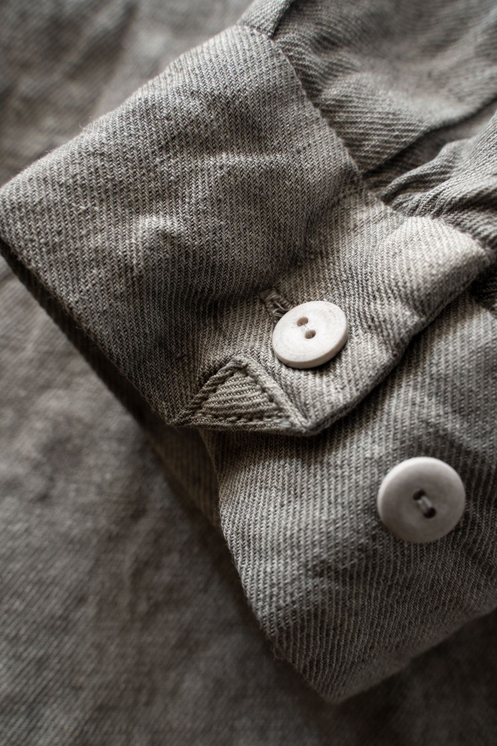 和紙大麻シャツ(松煙)