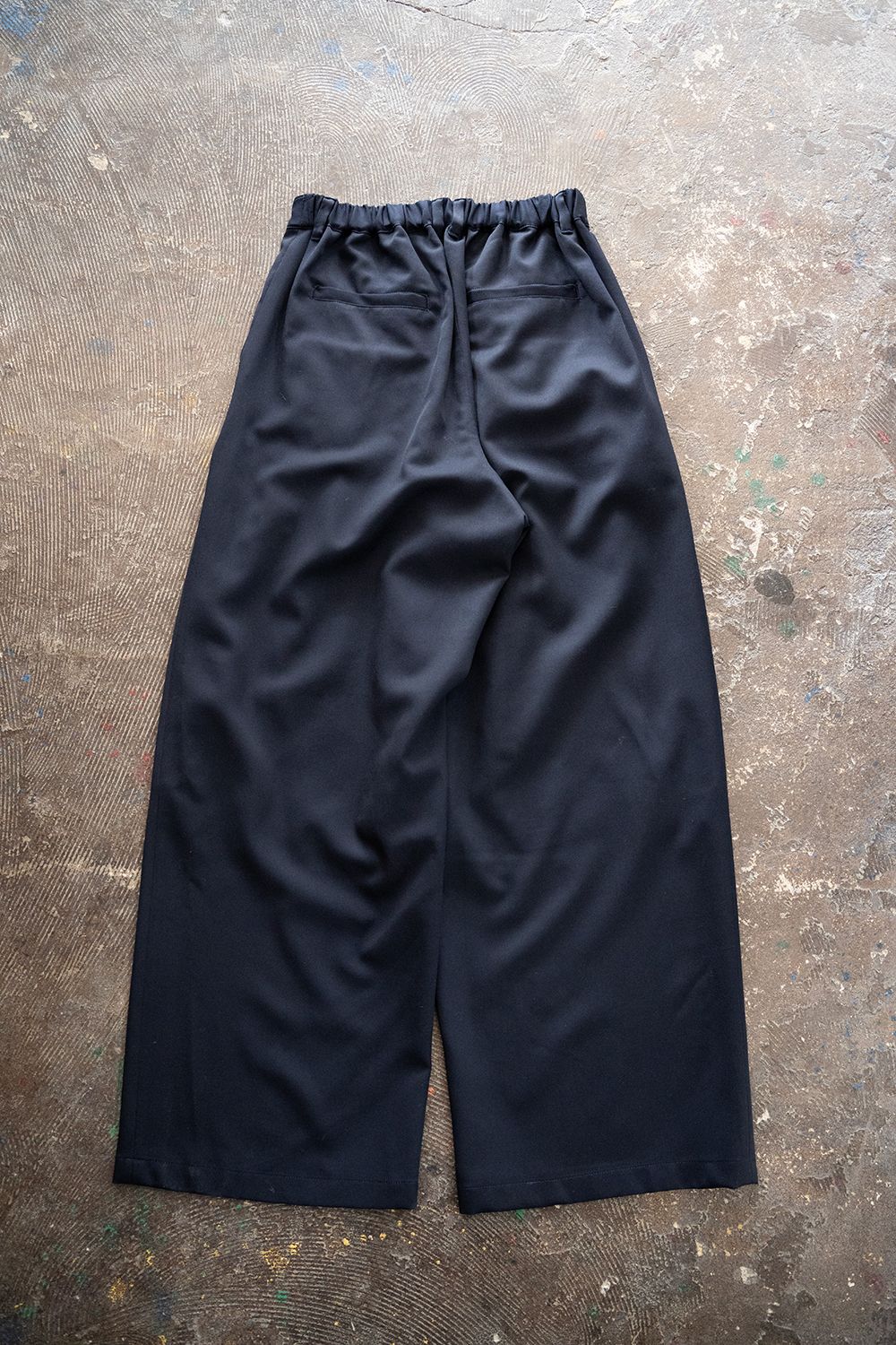 【ラスト1点】【26SS】2Tuck Wide Easy Pants/2タックワイドイージーパンツ(NAVY)