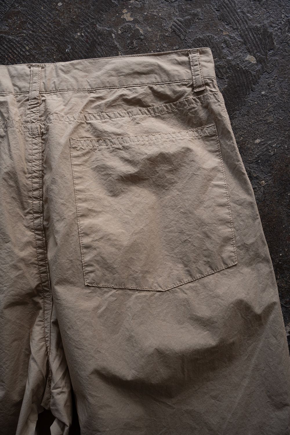 【26SS】ガーメントダイワンタックパンツ(BEIGE)