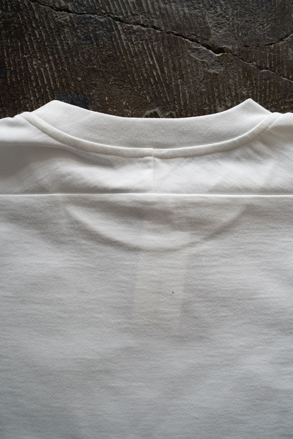 【ラスト1点】【22SS】オーガニックスビンコットンスプリットヨークTシャツ(WHITE)