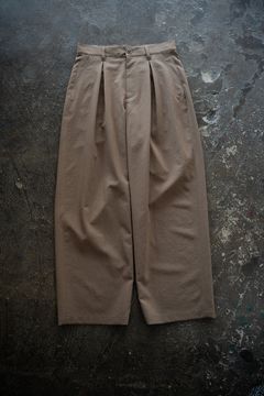 【26SS】2-Tack Wide Slacks/2タックワイドスラックス(BEIGE)
