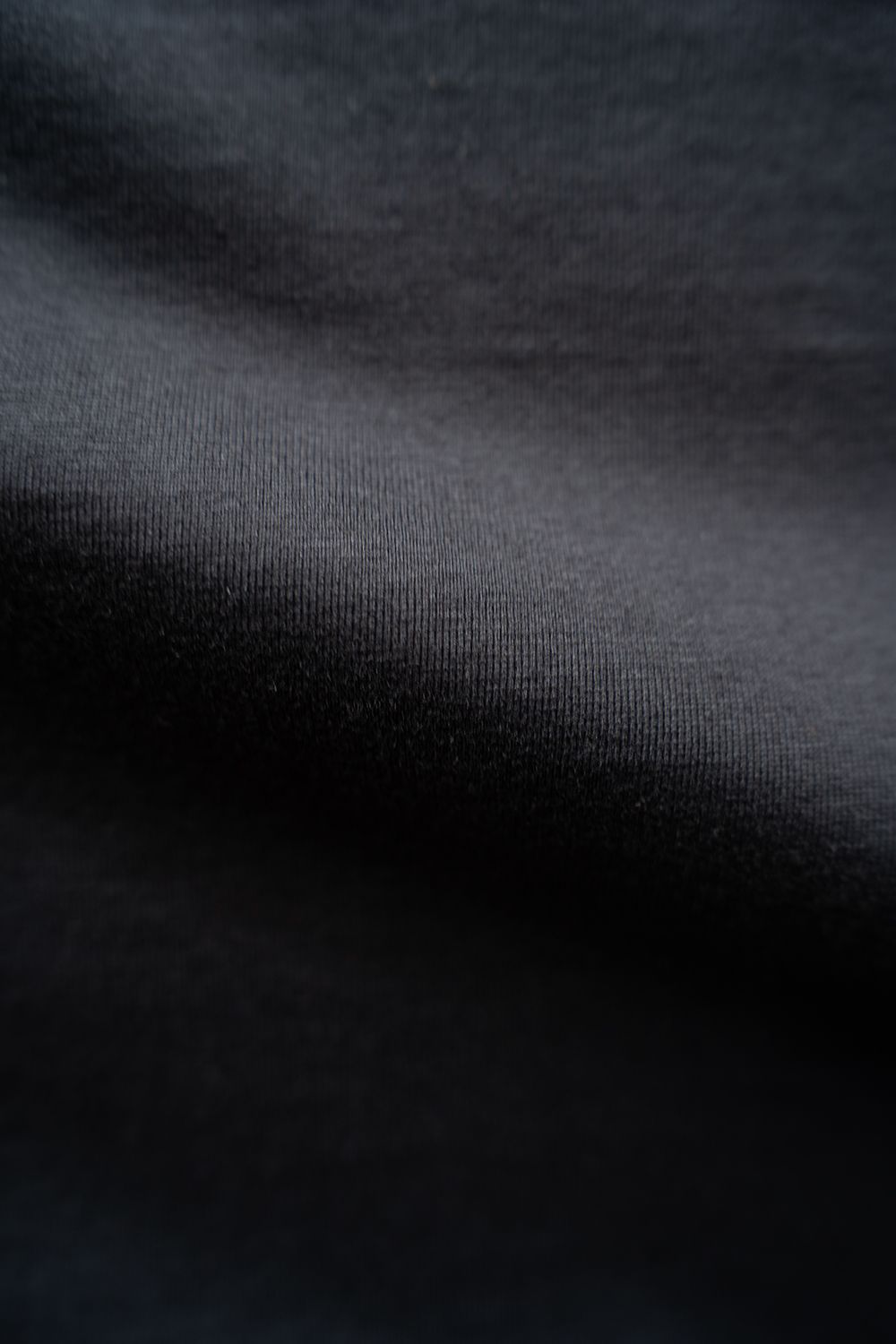 【26SS】オーバーサイズネックリブTシャツ(BLACK NAVY)