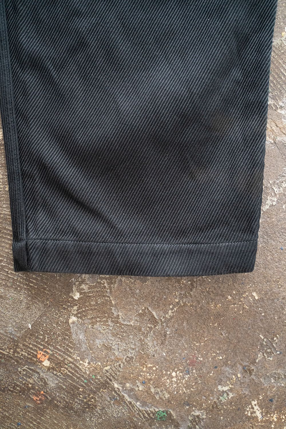 【ラスト1点】【22AW】コットンカルゼワイドパンツ(BLACK)