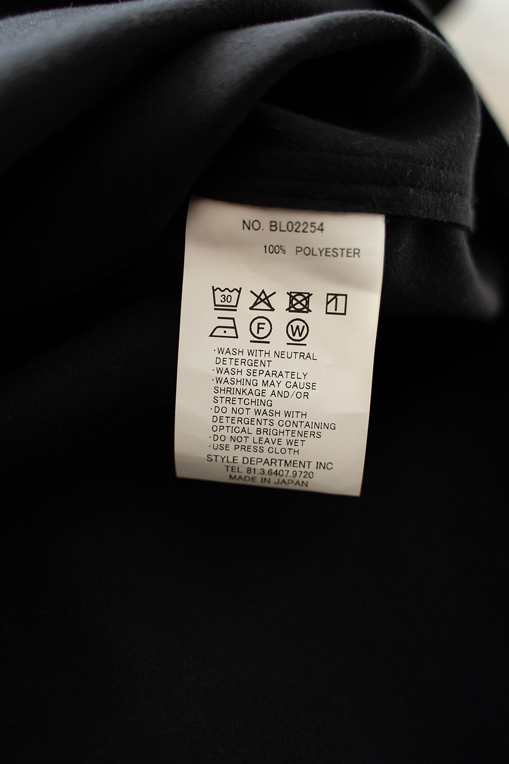 【ラスト1点】【25AW】フェイクスウェードシャツブルゾン(INK BLACK)