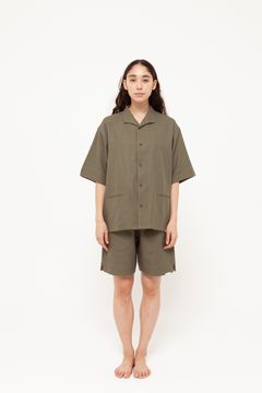 【24SS】"week s/s"pajama【セットアップ】(KHAKI)