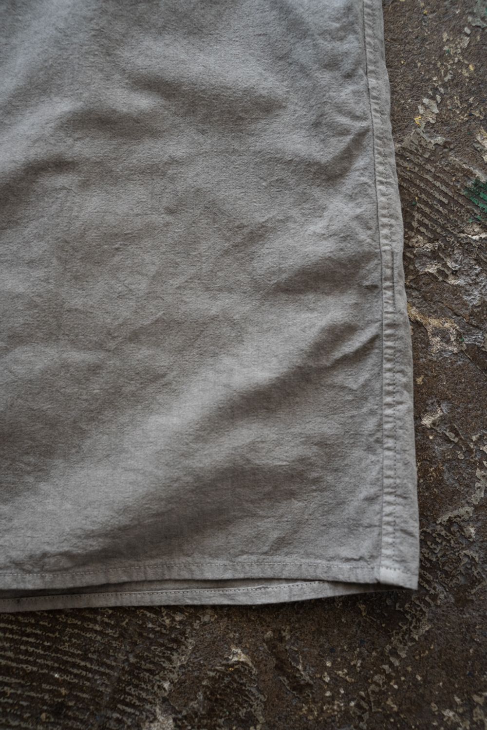 強撚OCブロードシャツ(松煙)