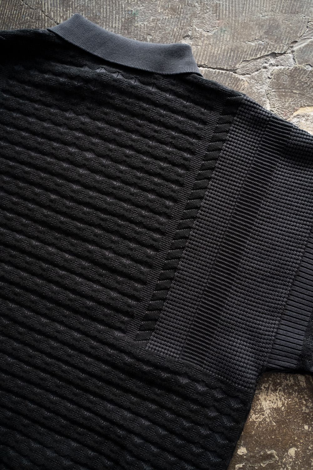 【25AW】Rikka Knit Polo(DARK NAVY)