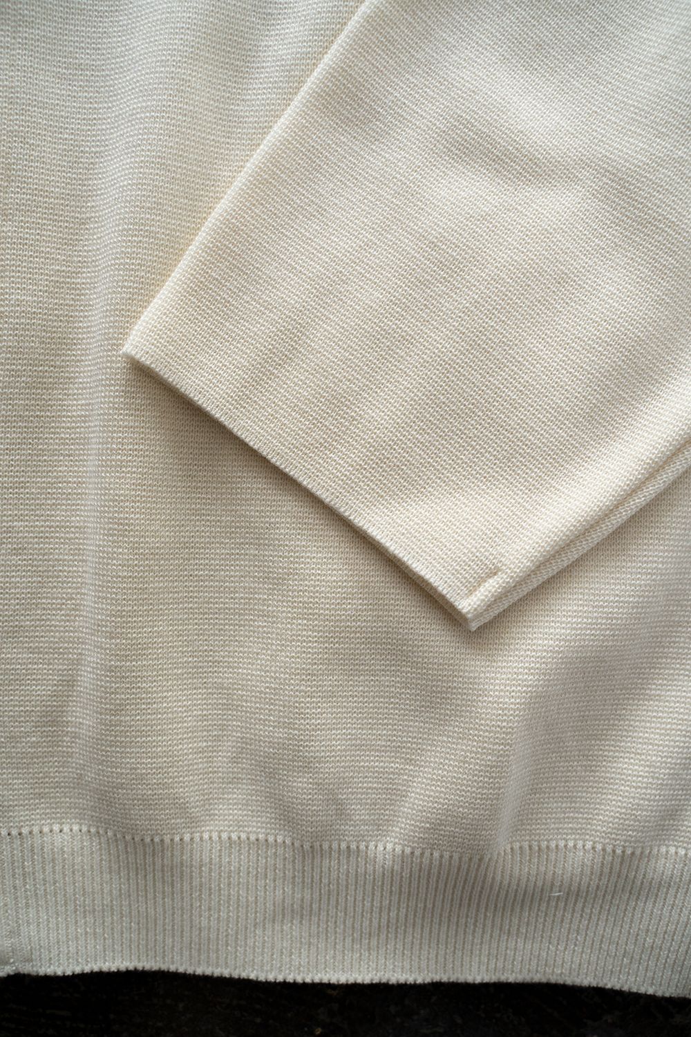 【ラスト1点】【22AW】ミラノリブニットジャケットカーディガン(IVORY)