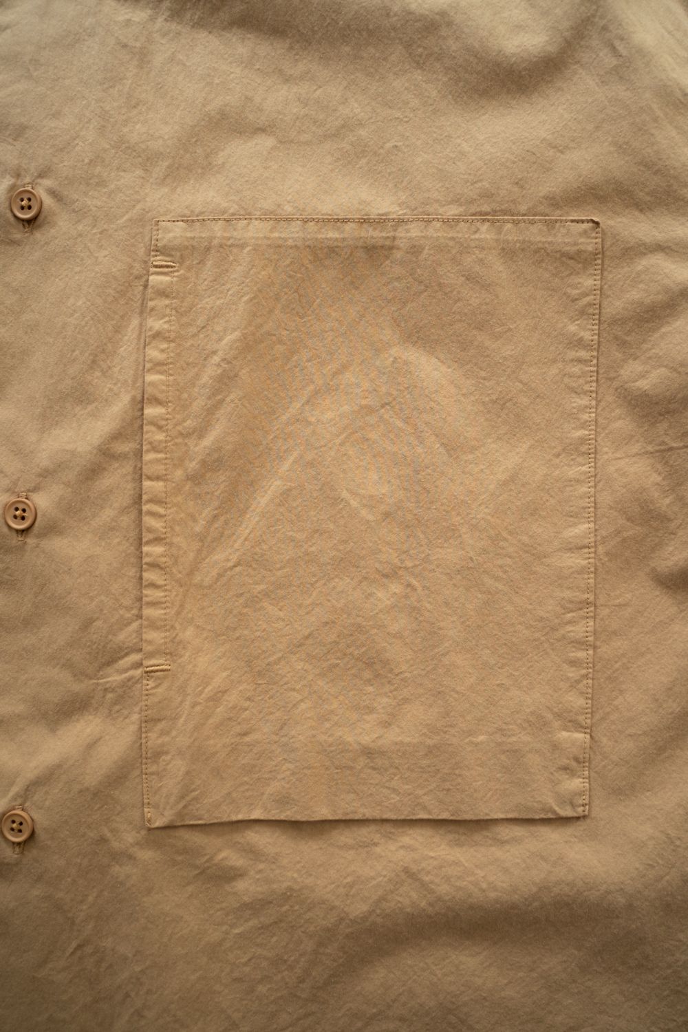 【ラスト1点】【25AW】ガーメントダイオーバーシャツ(PALE ORANGE)