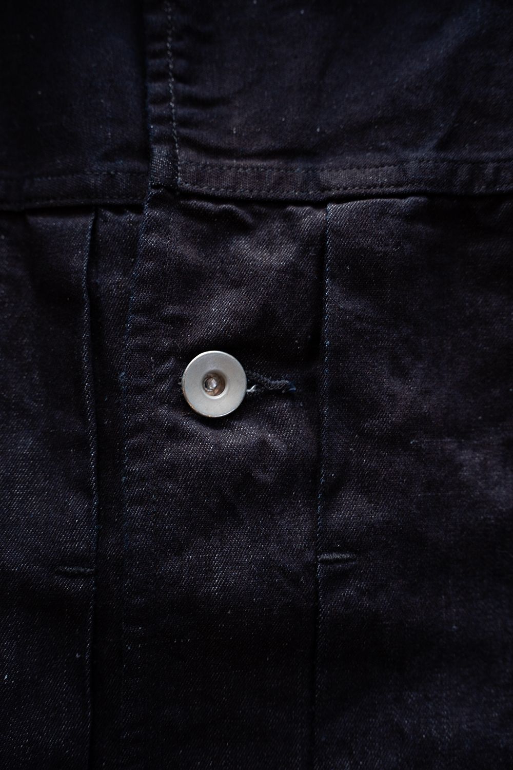 【ラスト1点】【26SS】8.5oz大麻混デニムブルゾン(DARK NAVY)