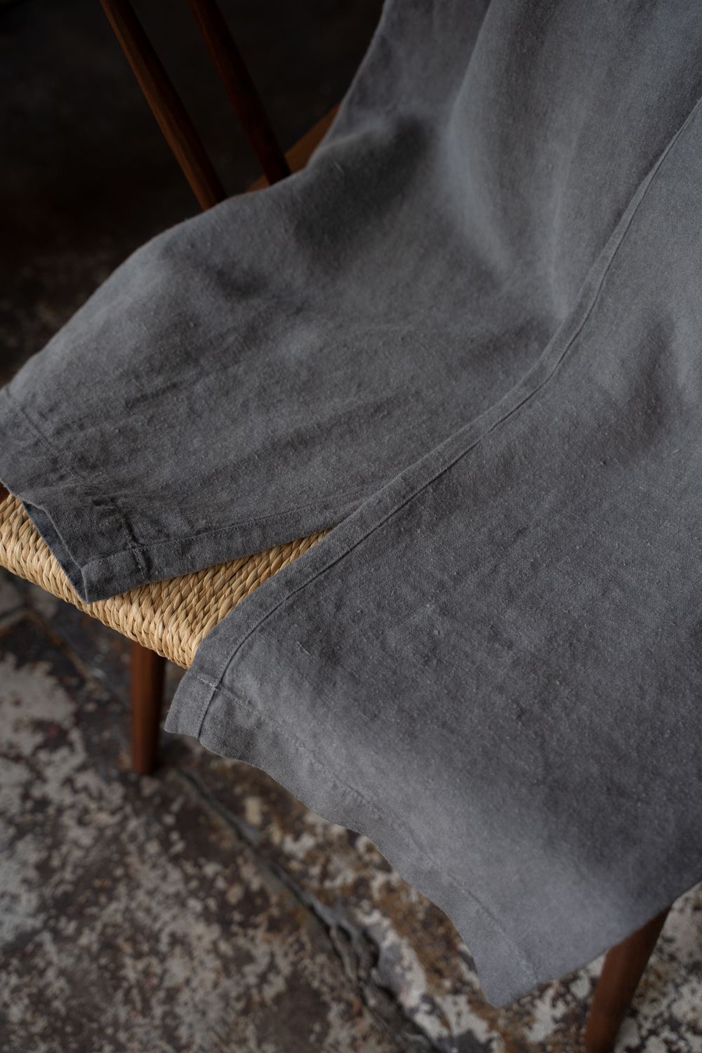 起毛大麻パンツ(薄炭)