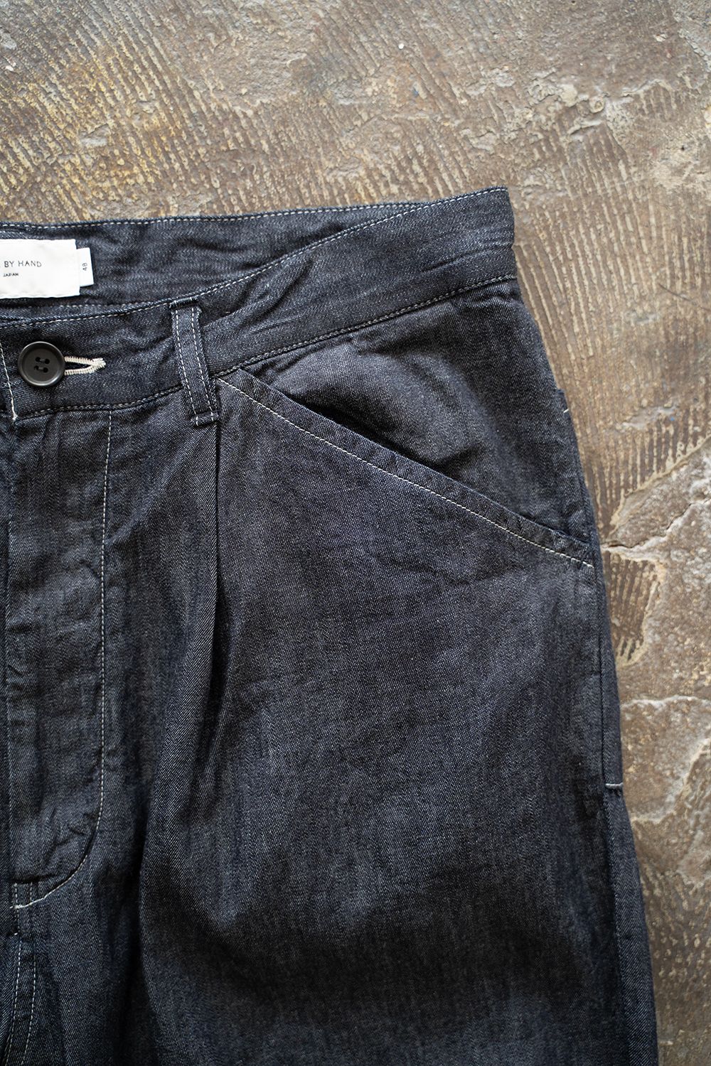 【ラスト1点】【25SS】5.5ozデニムワンタックパンツ(INDIGO)