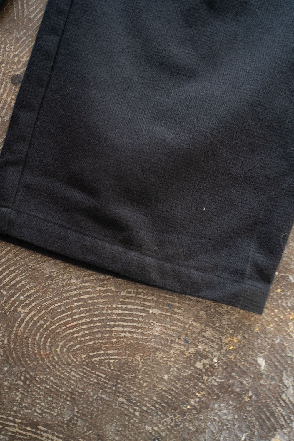 【ラスト1点】【24AW】ウール×コットンイージーパンツ(BLACK NAVY)