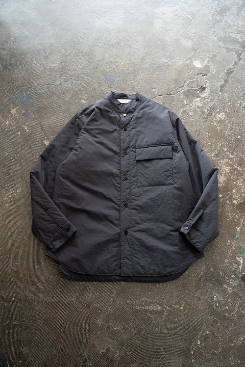 【25AW】シンサレートシャツブルゾン(CHARCOAL)
