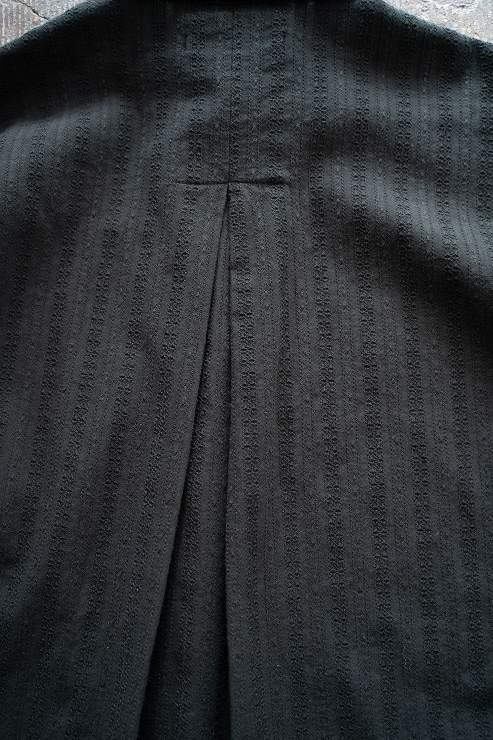 【ラスト1点】【23SS】Garmentdye Leno Cloth L/S Shirt/ガーメントダイレノクロスロングスリーブシャツ(BLACK)