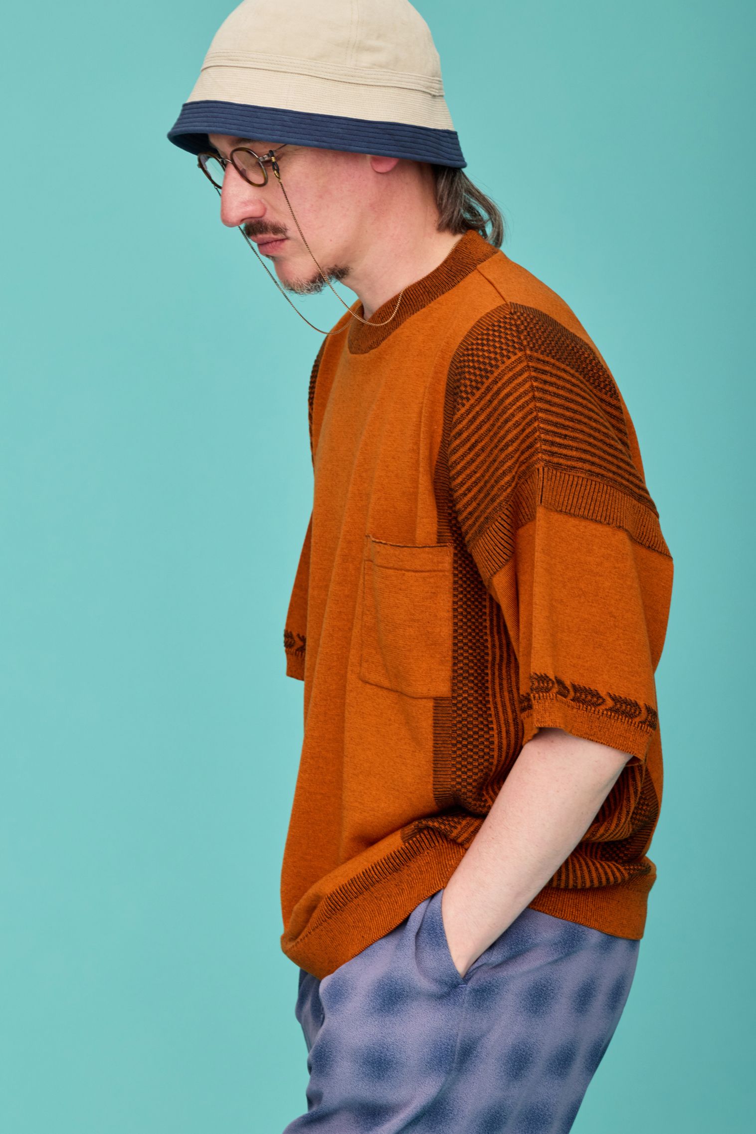 YASHIKI - 【ラスト1点】【26SS】 Nodoka Knit(ORANGE) | Salty