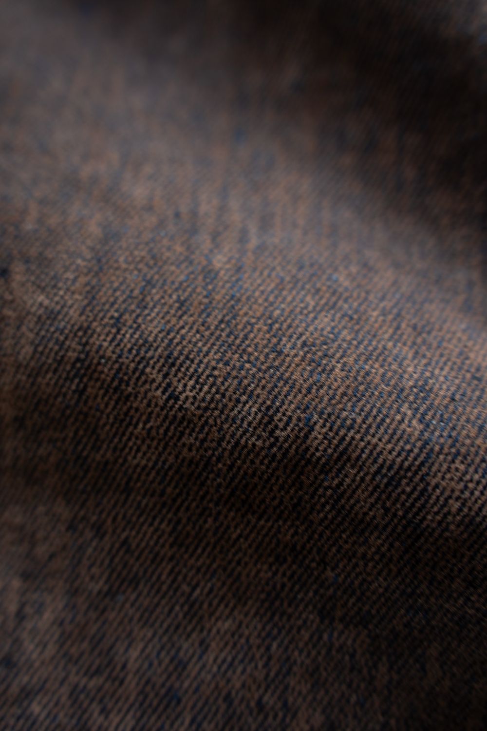 【26AW】Washed Flocked Denim Jacket(FADED BROWN)