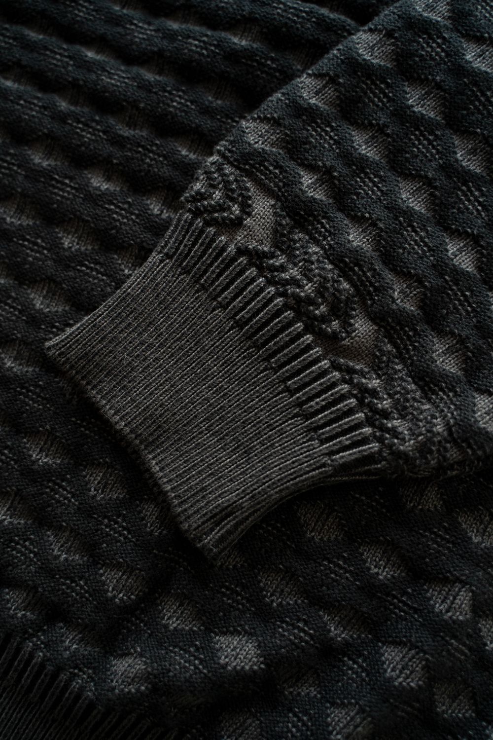 【25AW】Rikka Knit Polo(BLACK)
