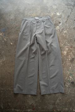 【ラスト1点】【25SS】1-Tack Baggy Slacks/1タックバギースラックス(GRAY)