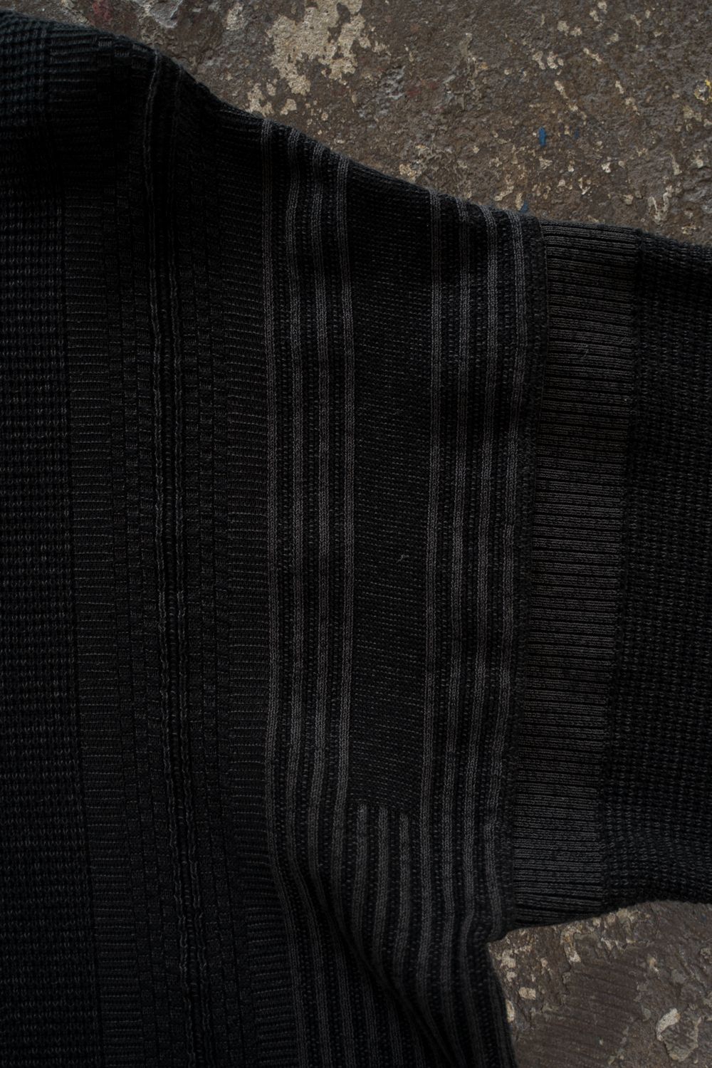 【26AW】Akisame Knit Polo(BLACK)