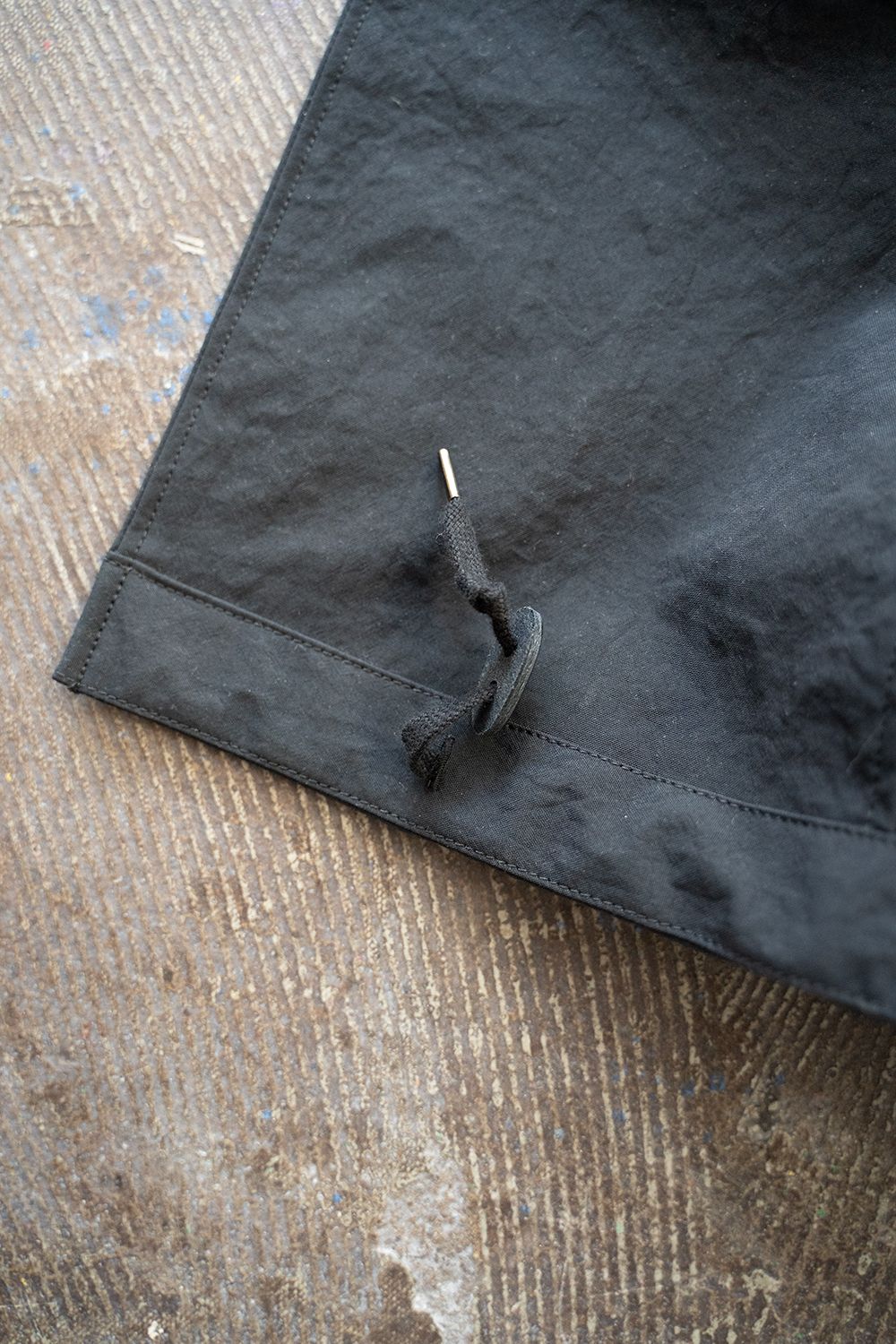 【ラスト1点】【23SS】タスランナイロンフィッシュテールコート(INK BLACK)