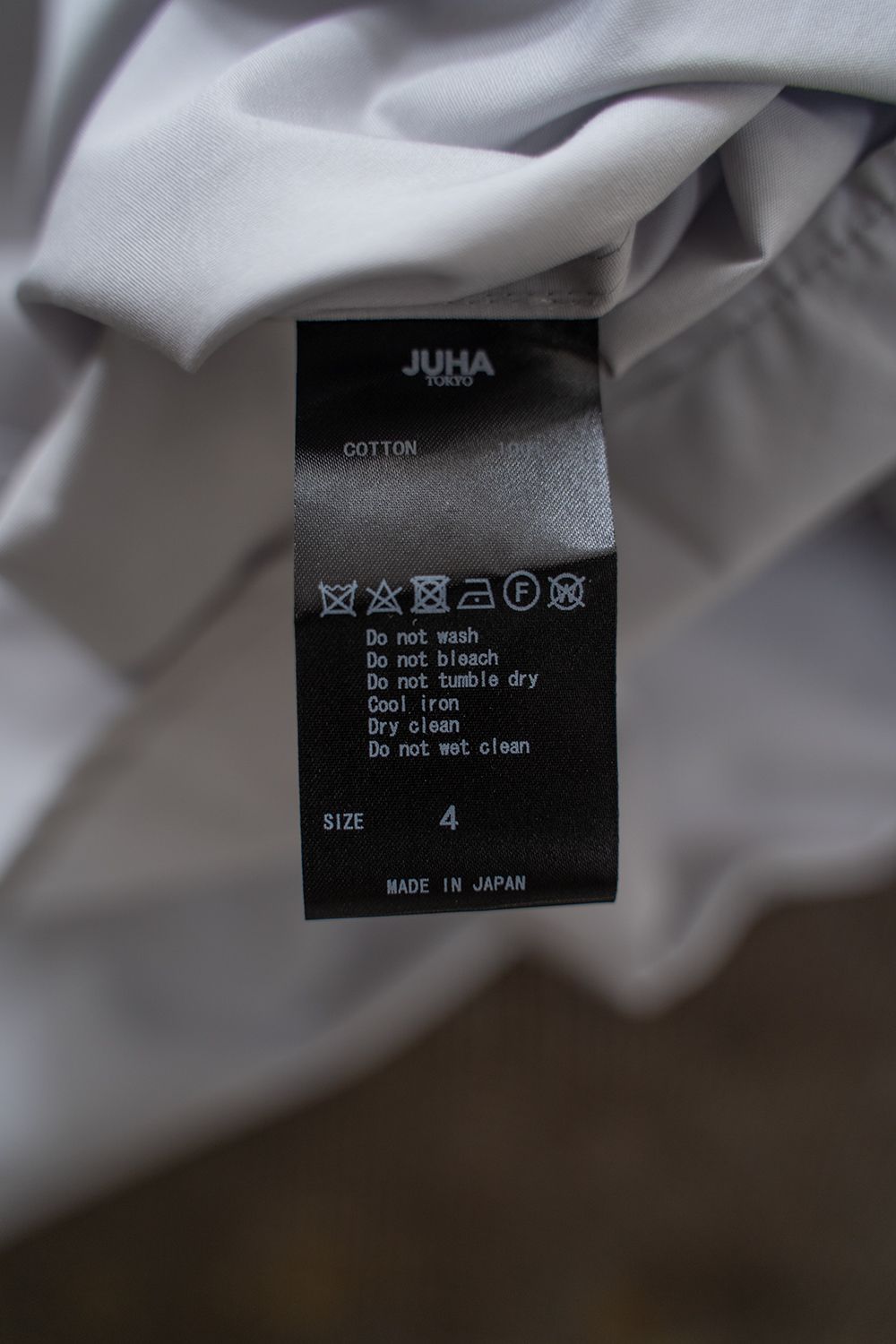 【ラスト1点】【23AW】High Neck Broad Shirt/ハイネックブロードシャツ(LILAC)