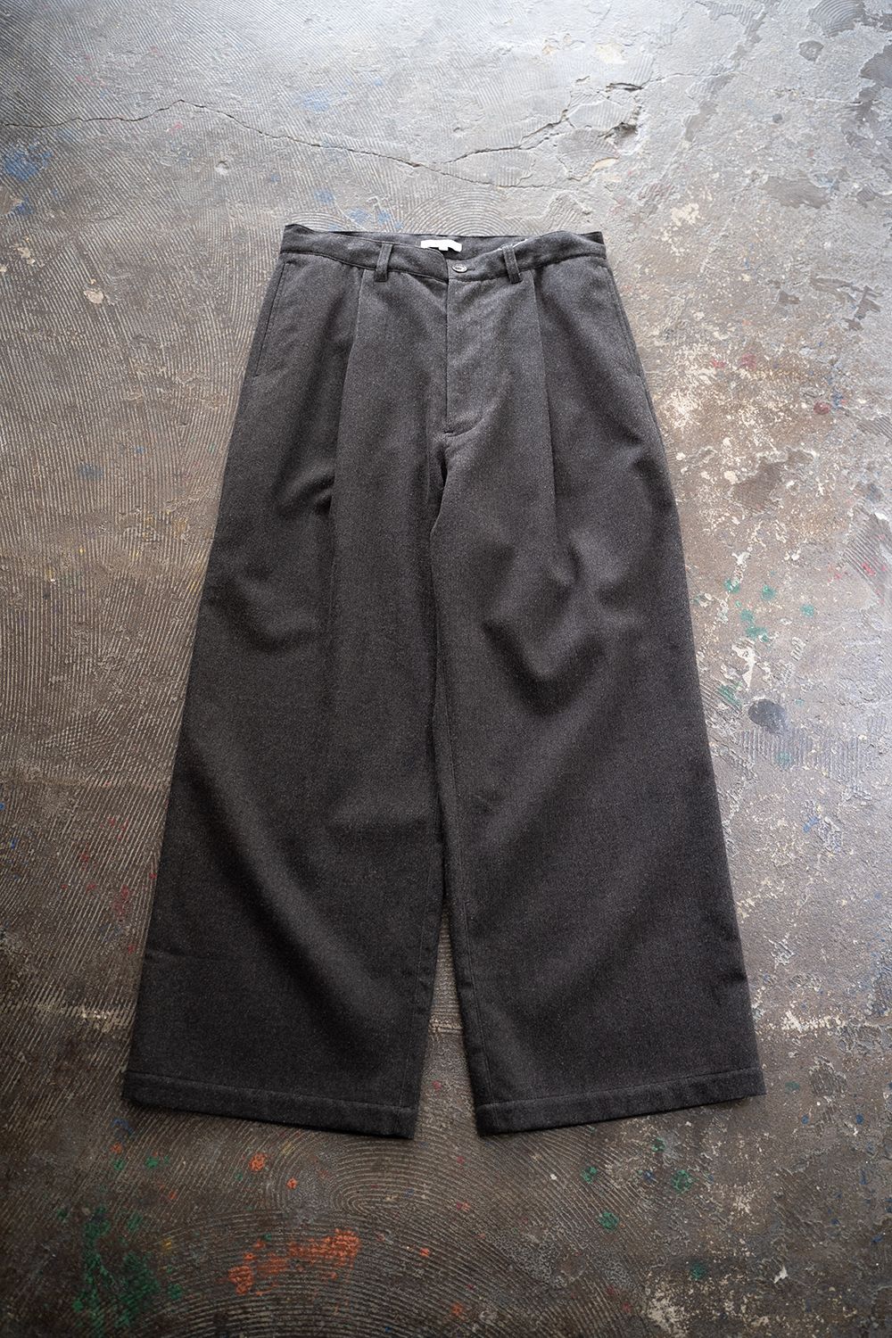 【25AW】Herringbone Trousers/ヘリンボーントラウザーズ(BROWN)
