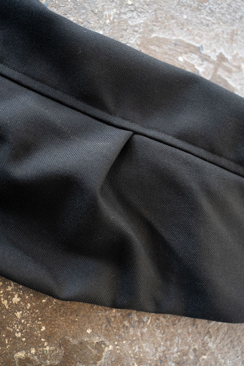 【ラスト1点】【22AW】ウールスタンドカラージャケット(BLACK)