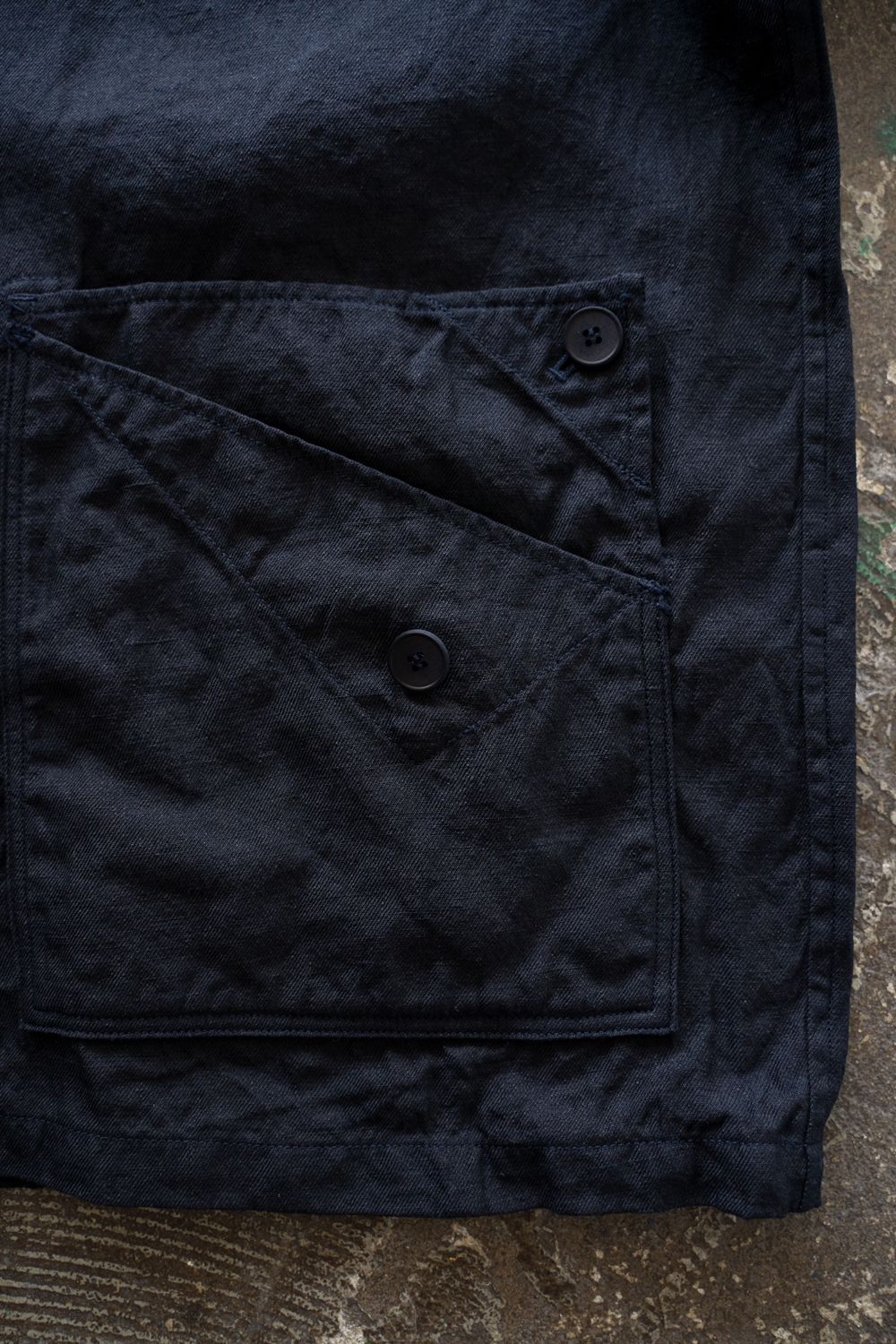 和紙大麻ジャケット(濃紺)