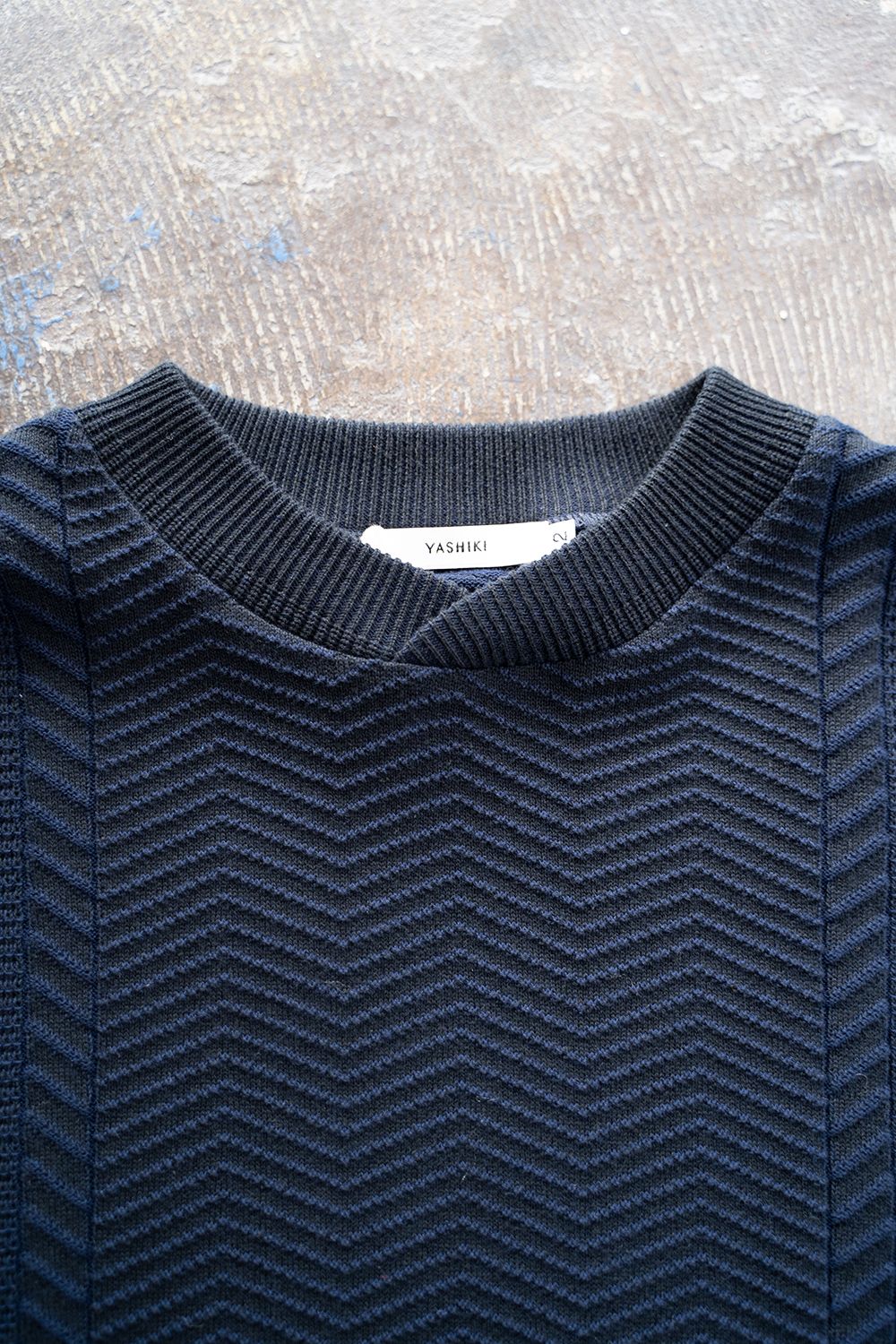 YASHIKI - 【ラスト1点】【22SS】Nagisa Knit(NAVY) | Salty