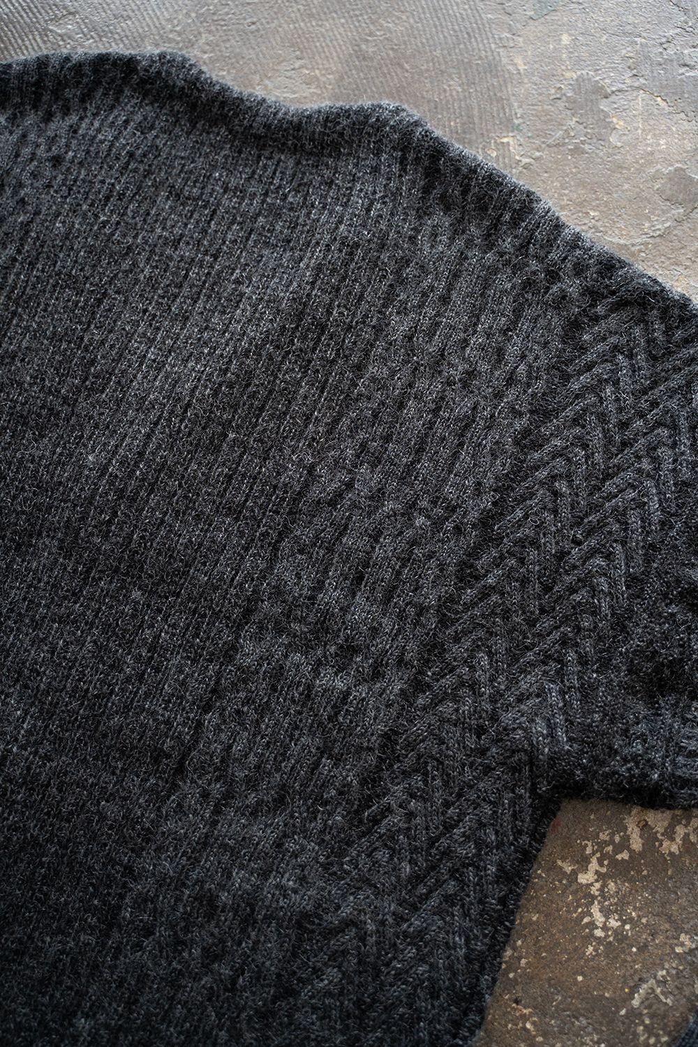 【25AW】Sekkei Mohair Cardigan(BLACK)