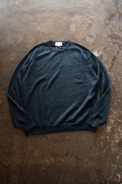 【26AW】エクストラキッドモヘア12Gニット(DUSTY BLUE)