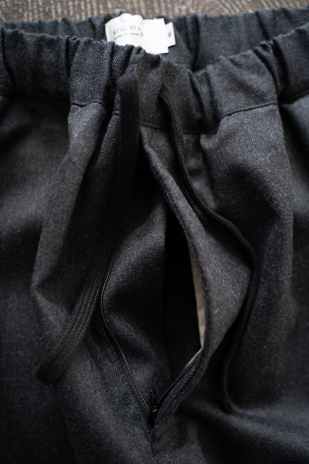 【25AW】サキソニーイージーパンツ(CHARCOAL)