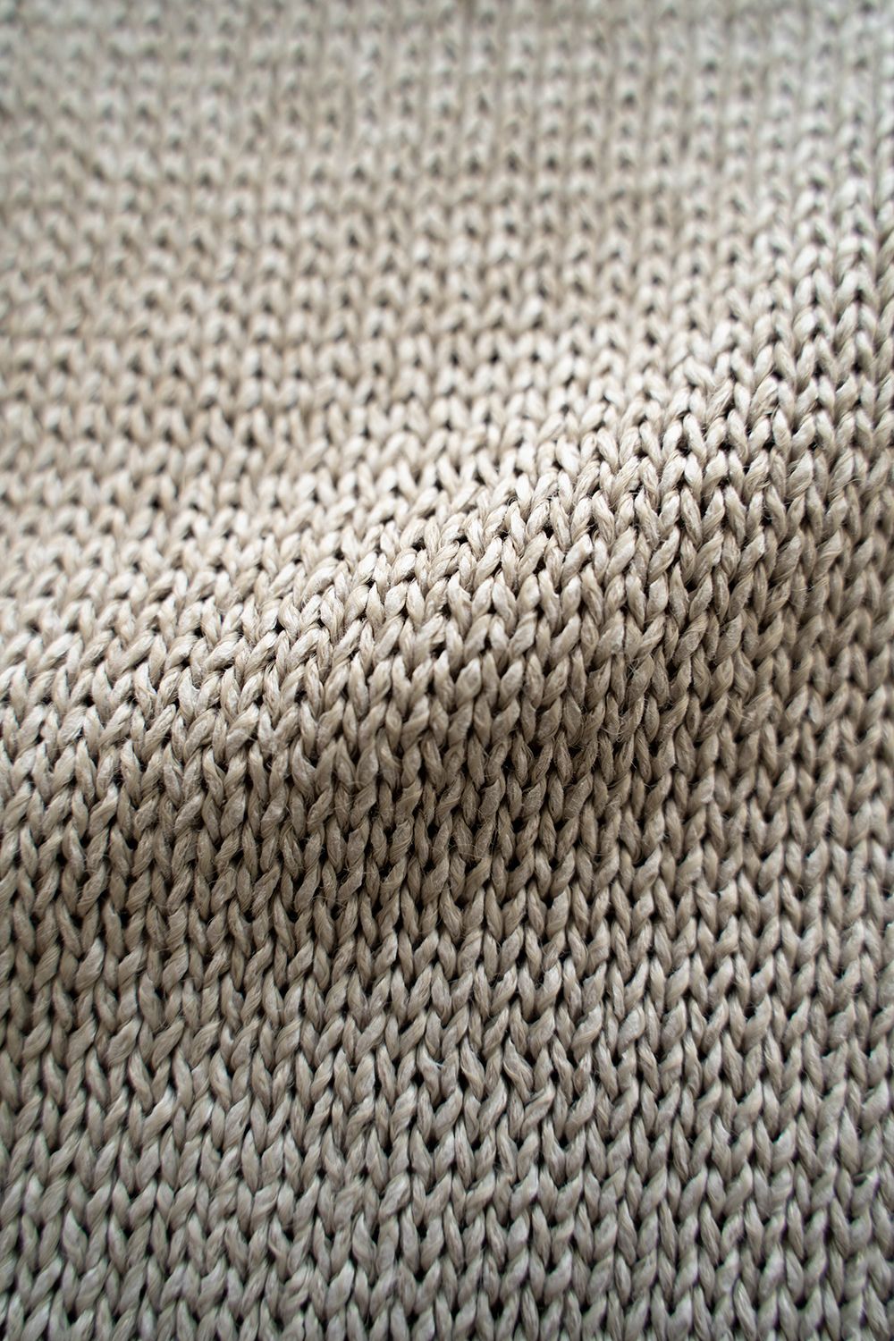 【ラスト1点】Roll Knit Military Shorts/和紙混ロールニットショーツ(GREIGE)