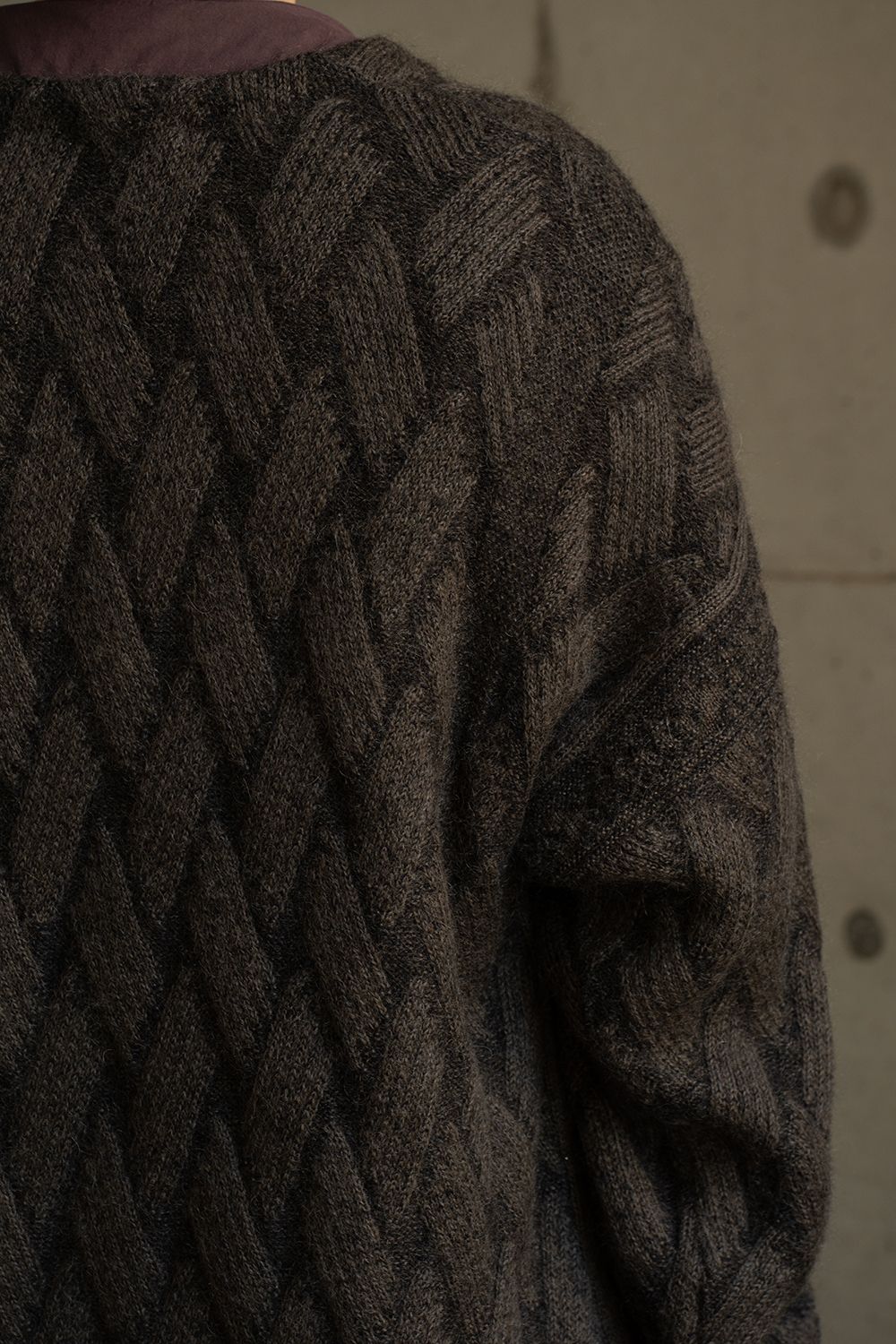 【26AW】Ochiba Mohair Cardigan(OLIVE)