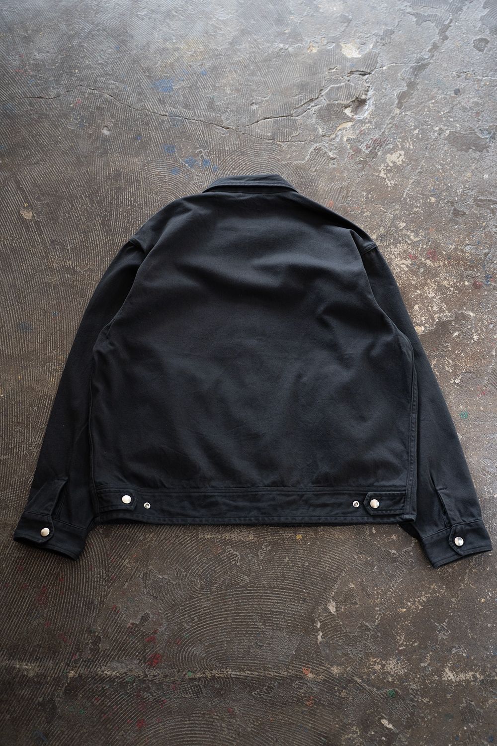 【ラスト1点】【26AW】Satin Zip Blouson(CHARCOAL)