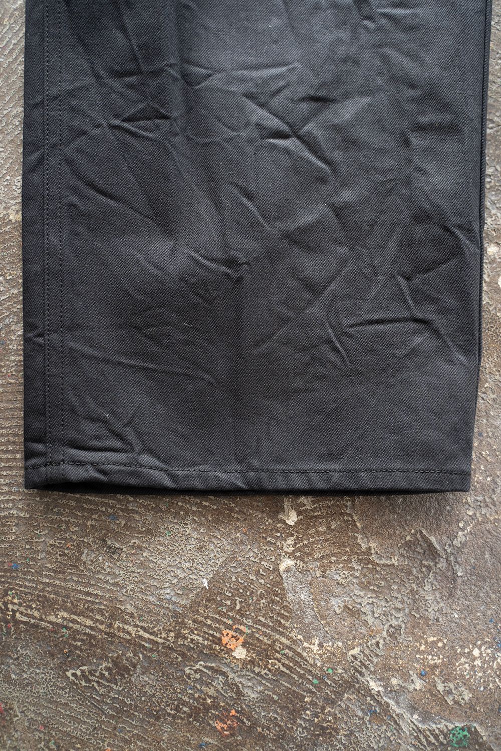 【ラスト1点】2-Tack Denim Pants/2タックデニムパンツ(BLACK)