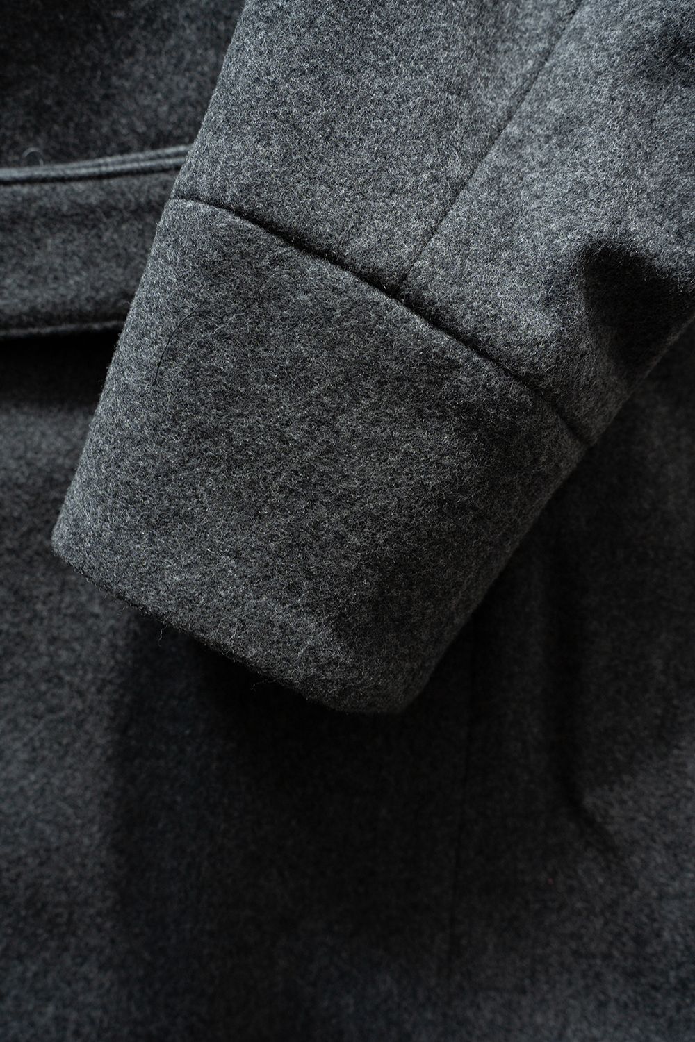 【26AW】Belted Over Coat/ベルテッドオーバーコート(GRAY)