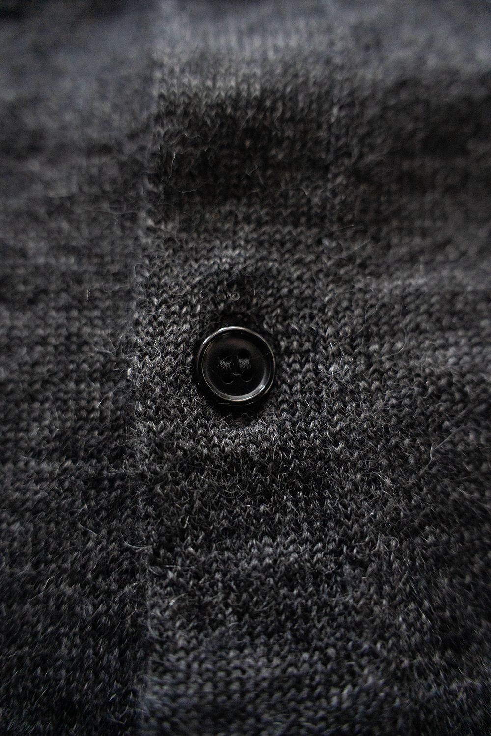 【25AW】エクストラキッドモヘア12Gニットカーディガン(GRAY)