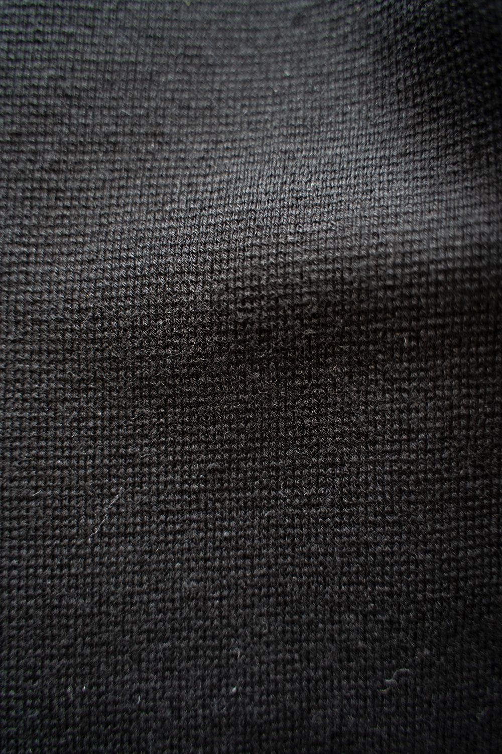 【ラスト1点】【22SS】コットンリネンシルク半袖ニットTee(BLACK)