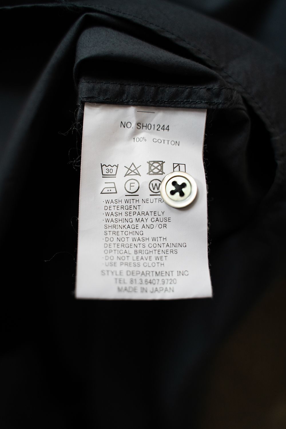 STILL BY HAND - 【ラスト1点】【25SS】ガーメントダイオーバー STILL BY HAND - 【ラスト1点】【25SS】ガーメントダイオーバー