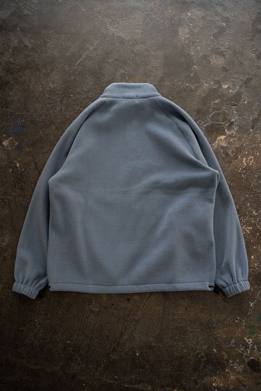 【ラスト1点】【23AW】Half Zip Layered Pull Over/ハーフジップレイヤードプルオーバー(ICELAND BLUE)