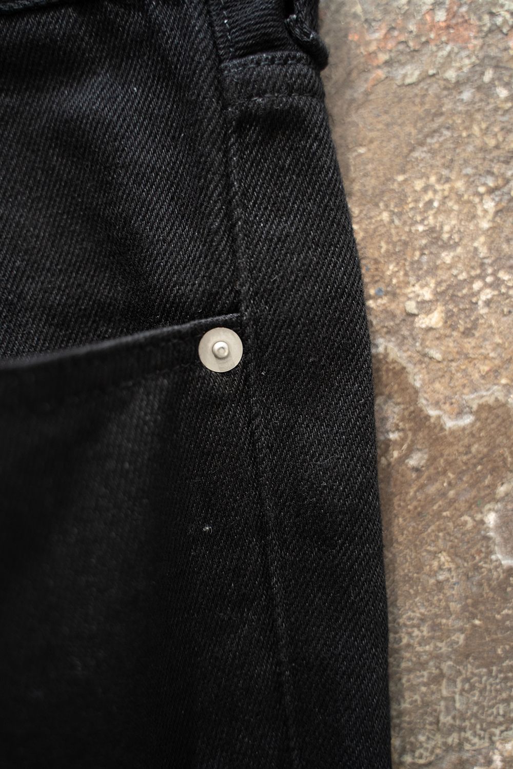 【ラスト1点】【24AW】インボックスタック12ozデニムパンツ(BLACK)