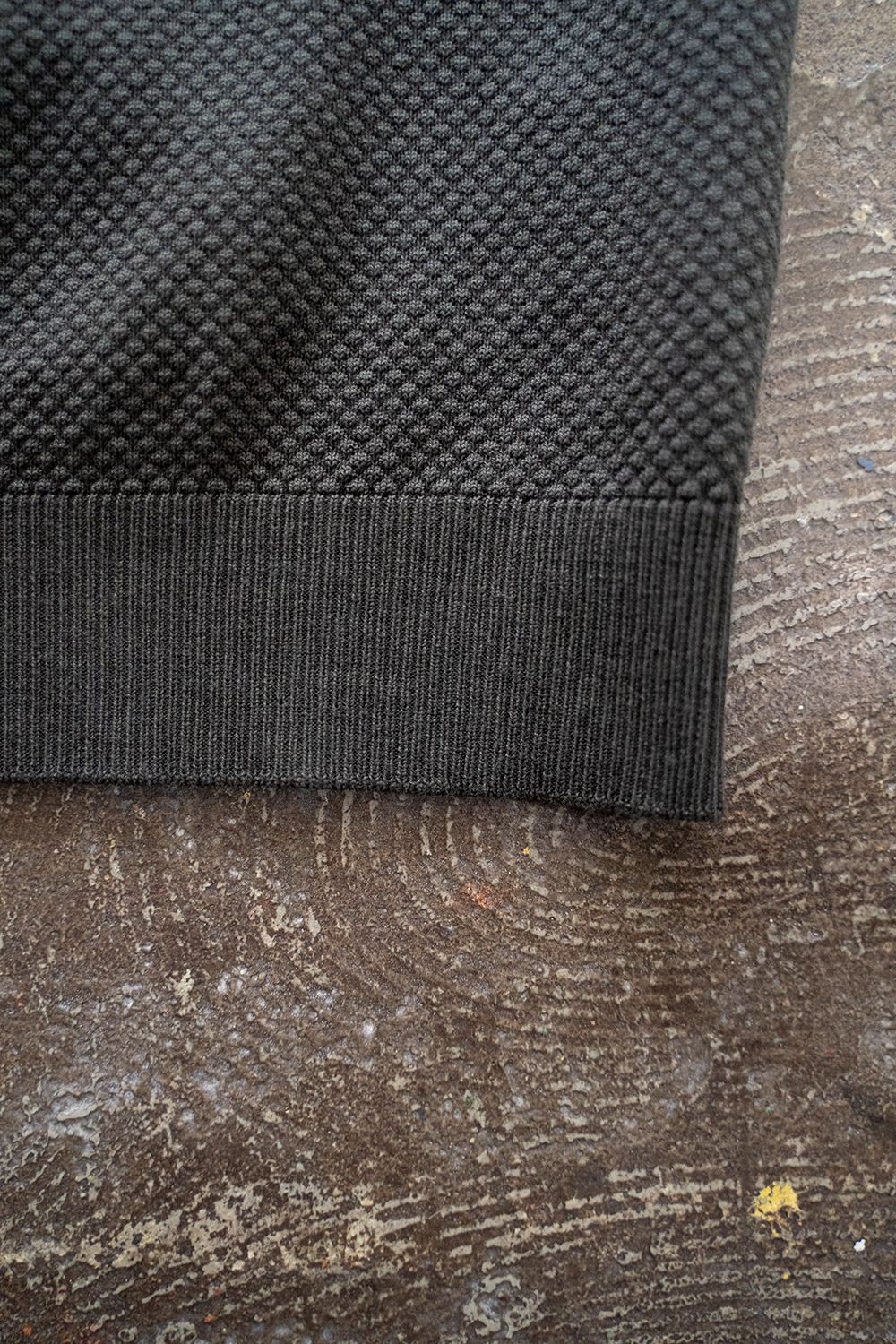 【ラスト1点】【22SS】コットン×シルクニットベスト(INK BLACK)