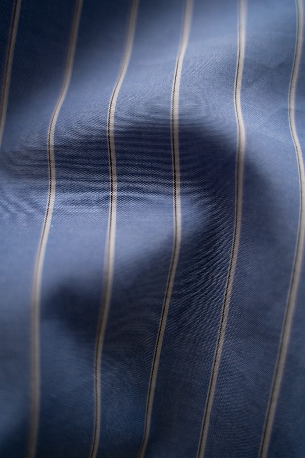 【ラスト1点】【25SS】ブロードレギュラーカラーシャツ(BLUE STRIPE)
