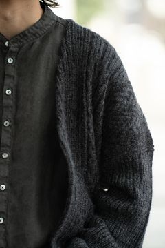 【25AW】Sekkei Mohair Cardigan(BLACK)