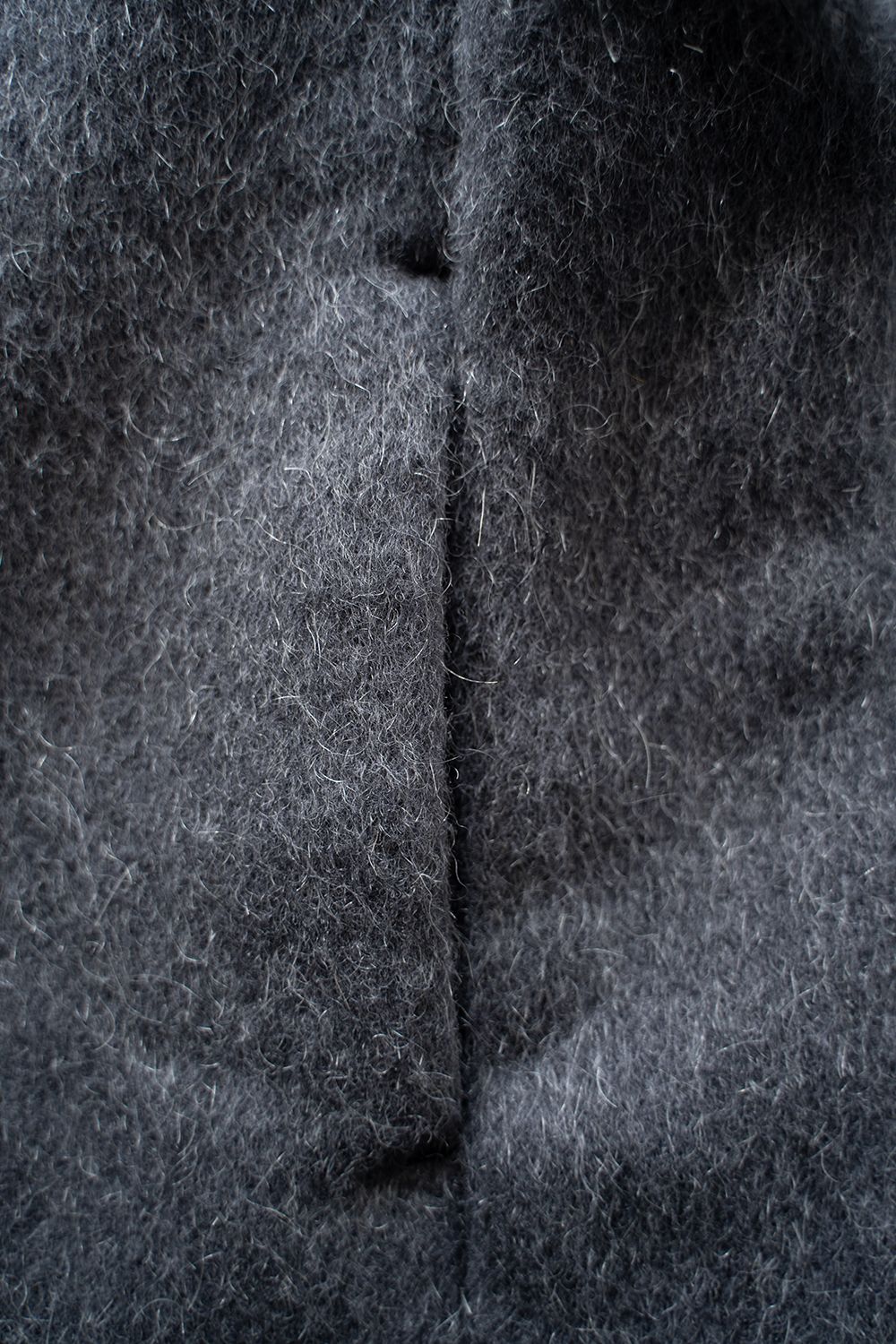 【25AW】Mohair Shaggy Zip Jacket/モヘアシャギージップジャケット(CHARCOAL)